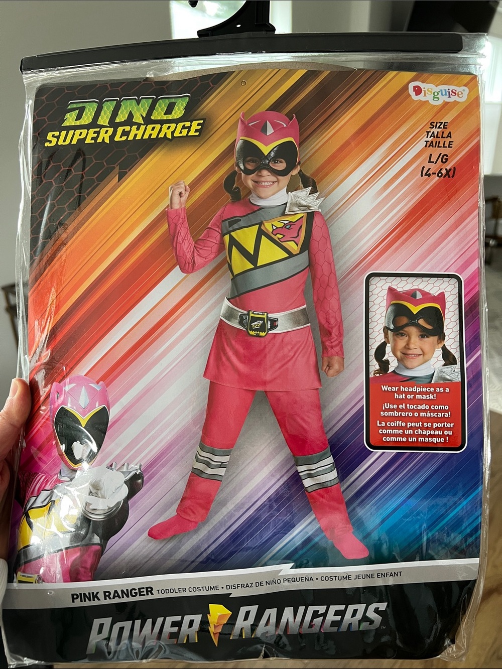 Power Rangers Dino Super Charge Pink Ranger Kids Costume - Disguise